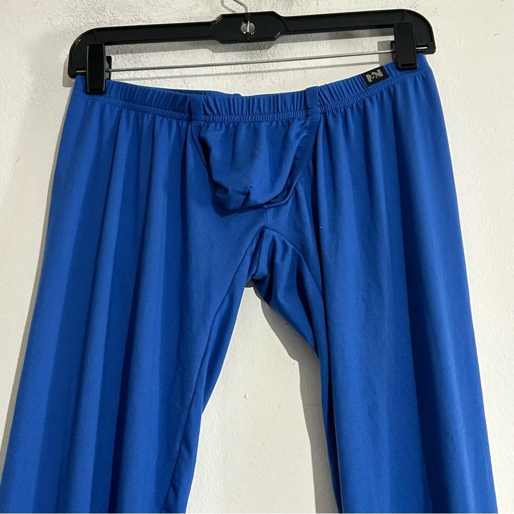 N2N Bodywear Blue Brushed Pouch Tights Large NWT - Picture 5 of 5